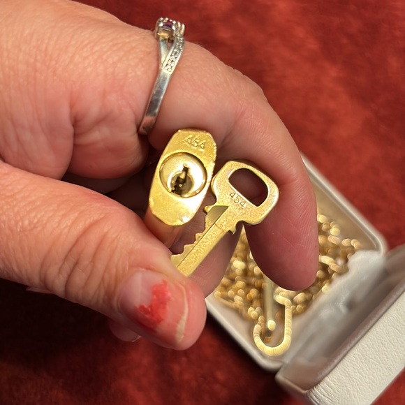 Lois Vuitton padlock with key 🔐 and necklace{#454} - Picture 14 of 16